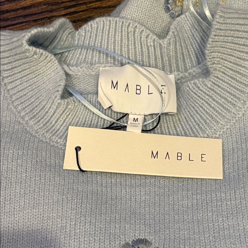 Mable/Anthropologie Meryl Scalloped Sweater - Picture 6 of 8